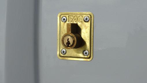 Accesorios Cerrojo FAC Cerradura de seguridad amaestrado para apertura con la misma llave.