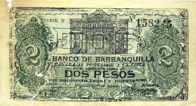 Atlántico 2 pesos, Banco de
