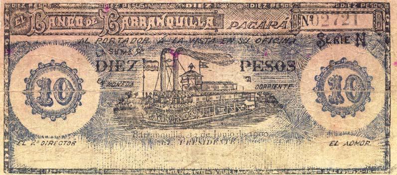 10 pesos, Banco de Barranquilla,