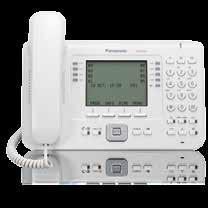 KX-NT560 Teléfono IP para ejecutivos Pantalla LCD de 4,4 con 24 teclas de función de programación libre y retroiluminadas Compatible con cascos inalámbricos (EHS) de Plantronics 32