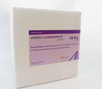 material de chorreado laboratory line cromcovest plus 18 kg (45 x 400 g) Cromcovest Revestimiento fosfatado