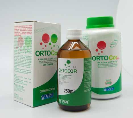 laboratory line resina para ortodoncia 250 ml 450 g Ref: 0381 - Ortoco mix 450 g color Transparente; 0350 - Ortocor líquido 250 ml.