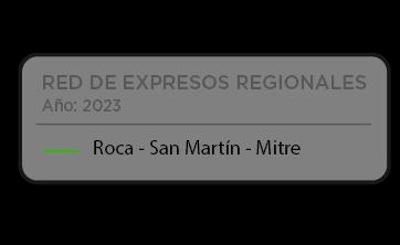 RER Roca RER ROCA CONEXIÓN METROPOLITANA NORTE/SUR 18 nuevos km de vías 2 estaciones: Central Roca y Constitución subterránea 3 líneas de tren vinculadas: Roca,