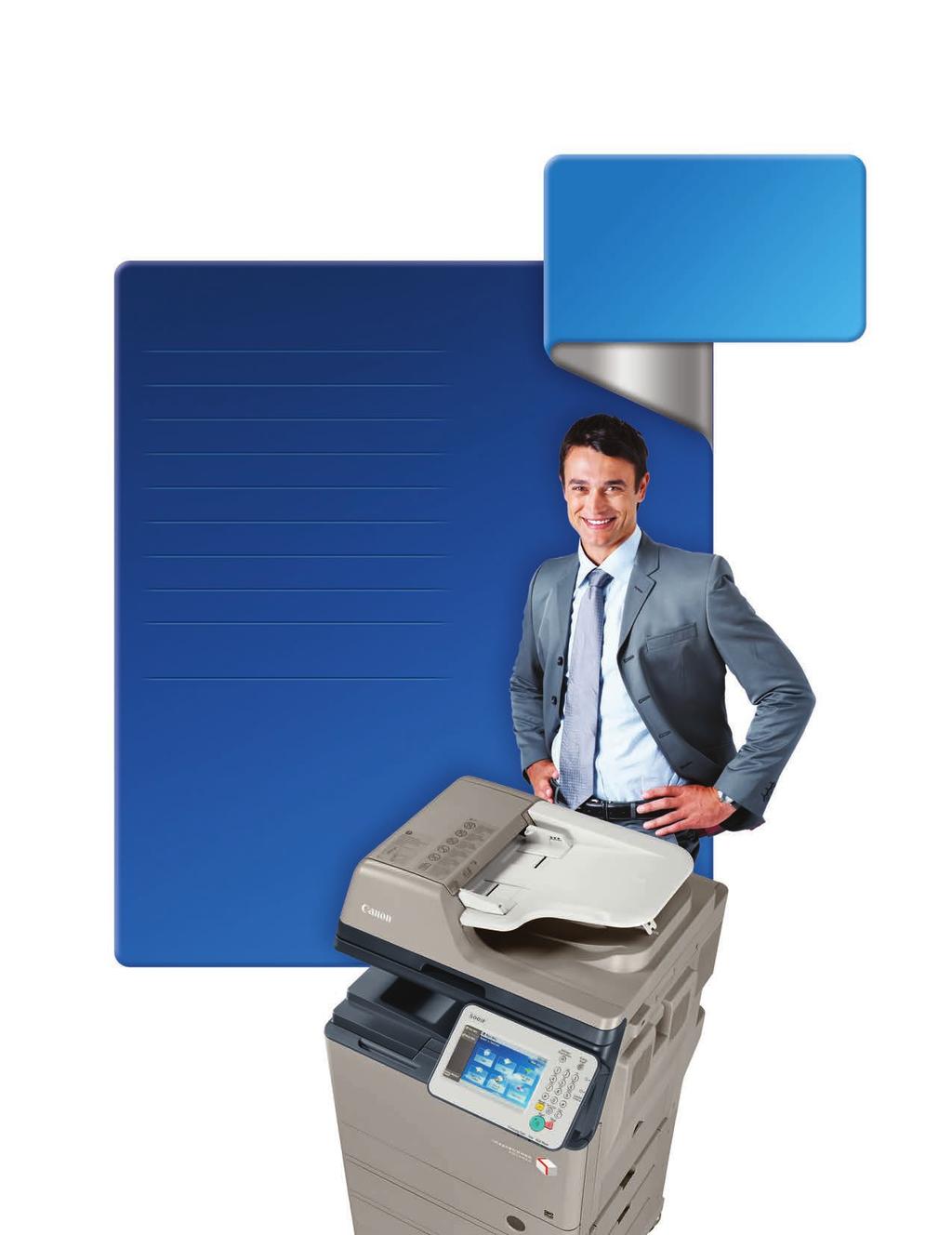 Diseñada para Características estándares Copiado/impresión/envío/fax* Grupos de trabajo ocupados que requieren un flujo de trabajo avanzado en un espacio compacto Impresión y copiado en B y N Escaneo