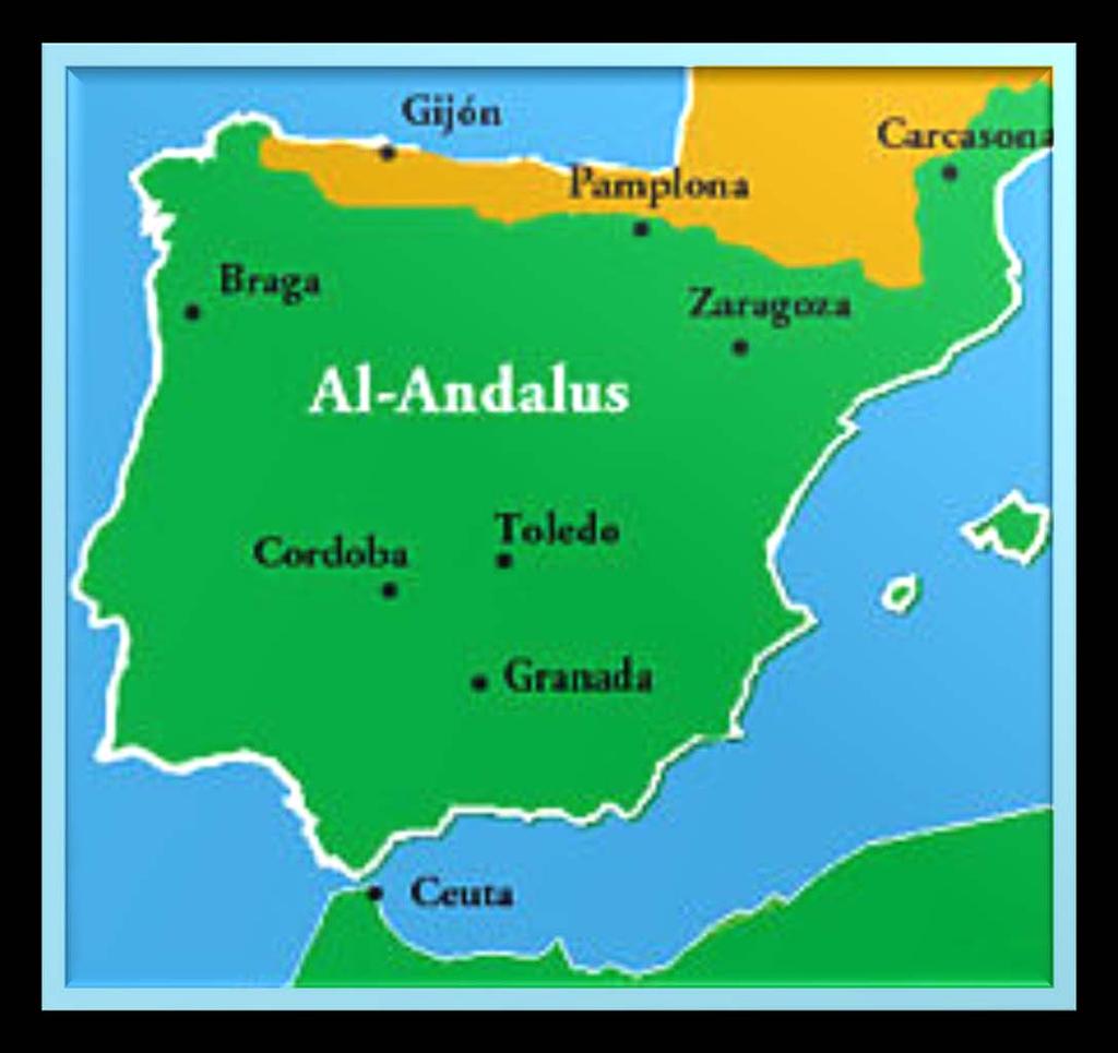 CONQUISTA MUSULMANA TARIQ (lugarteniente de MUZA) Batalla de Guadalete (711) Conquista de la Península en 3 años, por: Desaparición