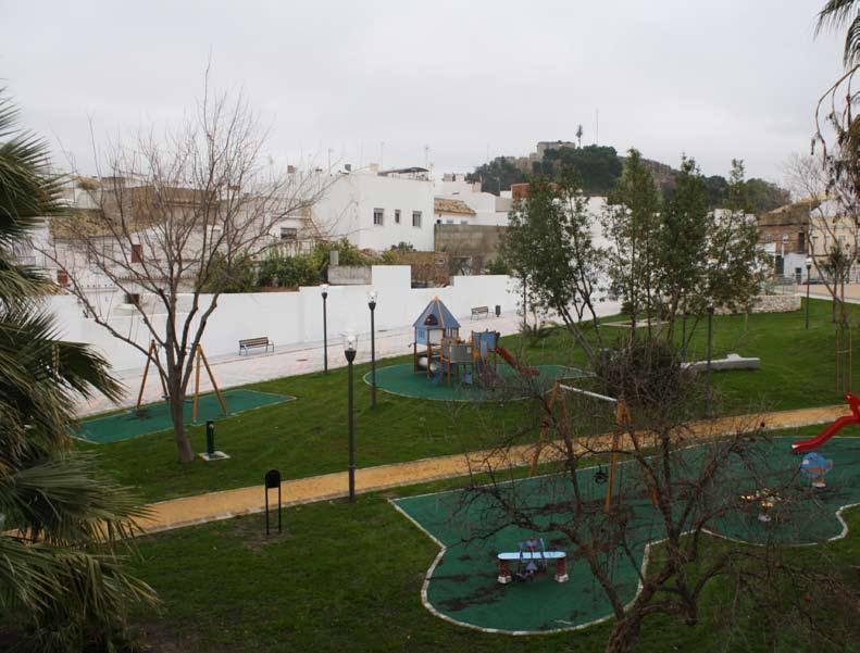 La Huerta del Hospital, nuevo parque urbano en pleno casco histórico Los más pequeños podrán disfrutar de multitud de juegos infantiles en un hermoso entorno.