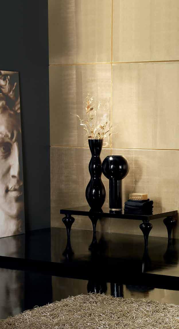 This collection is manufactured with real gold and silver sheets, being as well a
