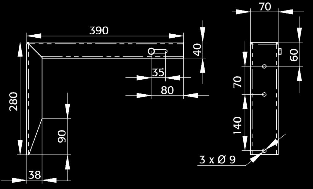 distancia 11 - Compuerta electroestática 11 - Filtro 13 -