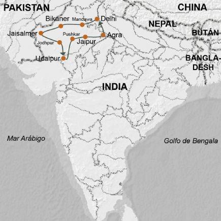 India India en privado. El Norte y Rajastán. Ext.