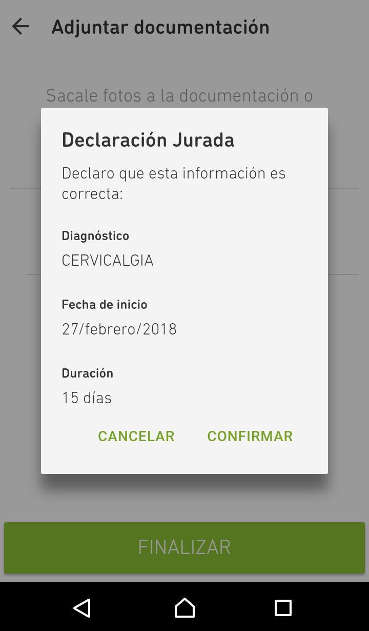 IMPORTANTE DECLARACIÓN JURADA DE