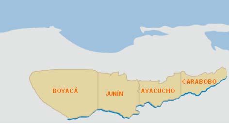 33 Faja se encuentra dividida en cuatro áreas que son: Boyacá, Junín, Ayacucho y Carabobo (Fig. Nº 1.2). 1.3.- Área Ayacucho Fig. Nº 1.2. División de la Faja Petrolífera del Orinoco.
