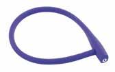 00824 Purple Longitud: 740mm Peso: 500gr Material: Silicona con cable de acero sobremoldeado -