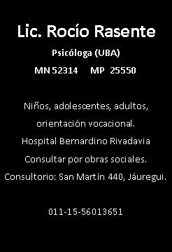 1666 Pueblo Nuevo Tel: 02323-494854 ó 011 15 51614158 CONSULTE GESTORÍA DEL AUTOMOTOR Alejandra L.