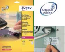 Etiquetas seguridad y protección Etiquetas especiales de inspección Adhesivos redondos de inspección de 30 mm.