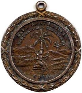 Esta medalla y la siguiente fueron acuñadas