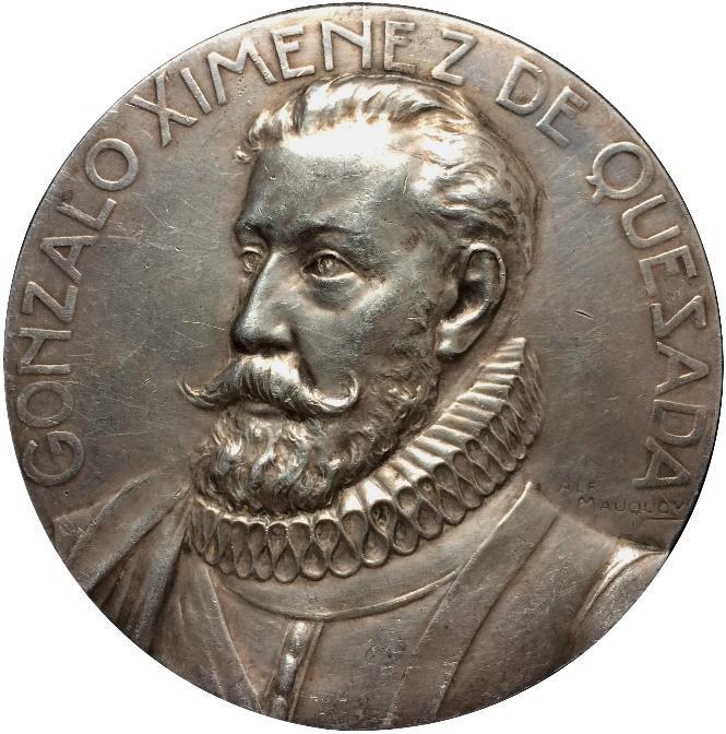 Gonzalo Jiménez de Quesada 1938 (277) Medalla con diseño igual a la publicada con el número 81