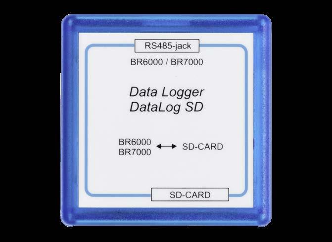 Accesorios para BR6000 y BR7000 Soluciones para la corrección del factor de potencia Accesorios: DataLogSD Características