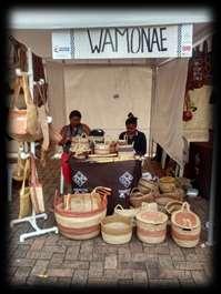 Reporte por comunidad WAMONAE CAÑO MOCHUELO La comunidad de Caño Mochuelo trajo productos artesanales que se exhibieron entre