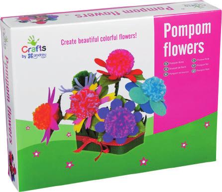 POMPOM FLOWERS 1240172 Crea preciosas flores