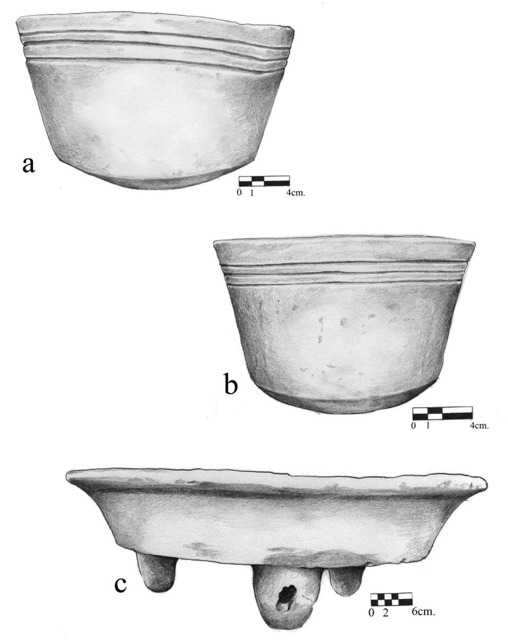 Figura 5 Vasijas del estilo cerámico Chablekal Usumacinta medio y bajo.