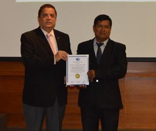 Angel Macalupu, Gerente General de Seguridad y Vigilancia Privada Norsur Sr. Branny Vergara, Gerente General de Seafair Perú Sr.