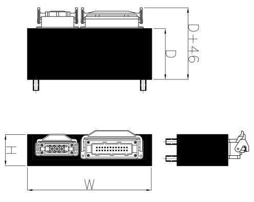 Cada caja de conexiones está diseñada para recibir un conector de Termopares y un conector de potencia. NOTA: 1 Controlador Pulse de 24 zonas necesita: (2) cajas de conexiones Standard de zonas.