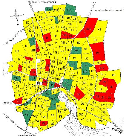 Del Mapa anterior se puede apreciar que 61 Distritos Censales aumentaron su grado de contaminación para el criterio Interferencia con el Sueño Plazo, considerando una población de 1.029.