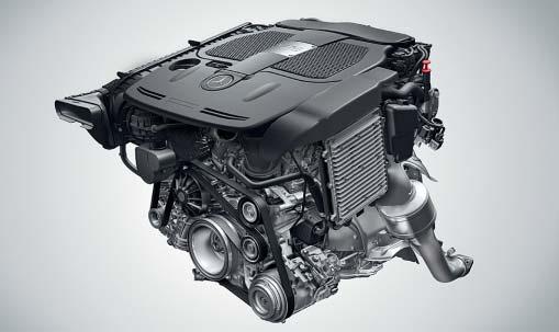 Se ofrecen cuatro motores: Motor de 4 cilindros en línea Motor diésel de 4 cilindros en línea OM 651 en el CLS 250 CDI BlueEFFICIENCY Motor diésel de 4 cilindros en línea, serie OM651 Motores V6