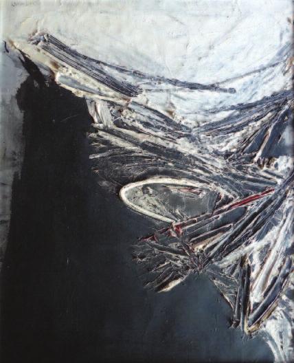 Rafael CANOGAR ART SIN TÍTULO. 1959. Óleo sobre lienzo. 73 x 60 cm.