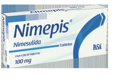 NIMEPIS Nimesulida NIMEPIS 100 MG TABLETAS C/10 NIMESULIDA tabletas está indicado como coadyuvante