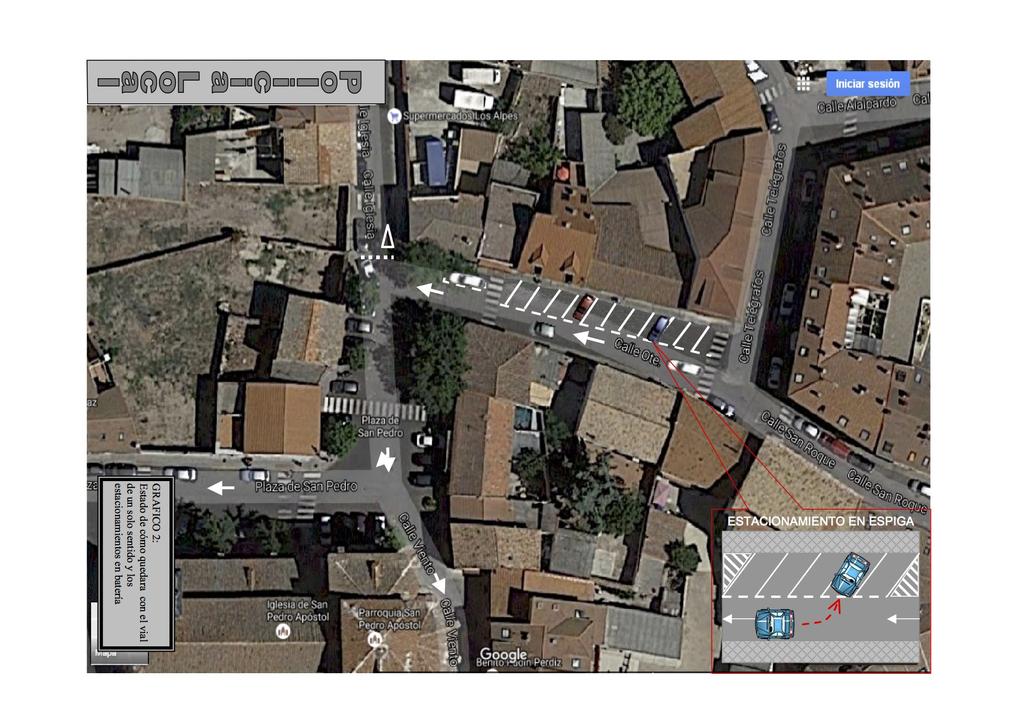 3.- Calle Panaderos: será de sentido único en dirección a la calle Huertas. El estacionamiento se dejará como está. 4.