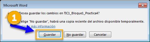 Cuando termine de subir el archivo TIC1_Bloque1_Practica4, pulse clic derecho sobre el archivo, se despliega un menú contextual, seleccione compartir, se abre un cuadro solicitando la cuenta de
