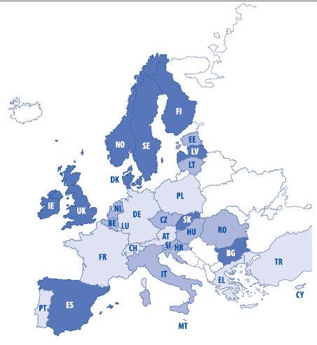Campañas basadas en redes ESCALA EUROPEA: Principal punto fuerte: centros de referencia nacionales y redes tripartitas.