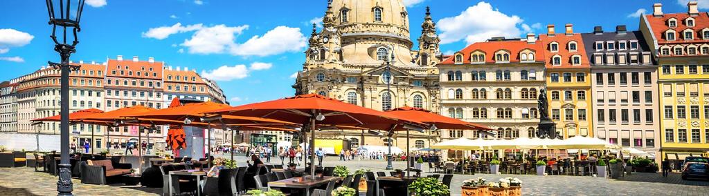 Veremos el espectacular conjunto barroco del Zwinger, con sus conocidos pabellones del Carillón y de la Muralla, y también la Opera, una de las más lujosas de Europa, la Catedral y el Castillo.