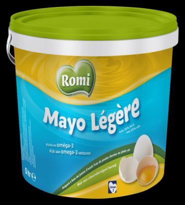 Romi Salsas (Otros productos) Mayonesa Light - Sabor Delicioso, menos calorías con el 25% de aceite Rica en ácidos