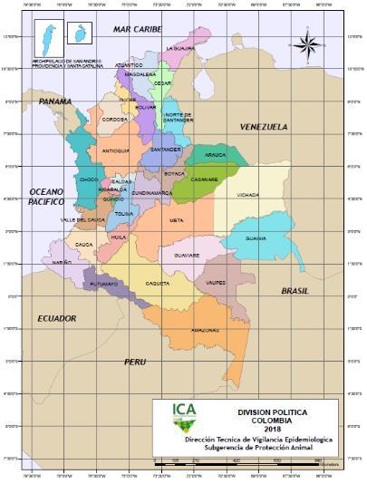 COLOMBIA MAPA