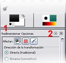 Anexo Las solapas Herramientas y sus opciones GIMP abre a la izquierda de nuestra pantalla la ventana que contiene la Caja de herramientas y las opciones de las mismas.