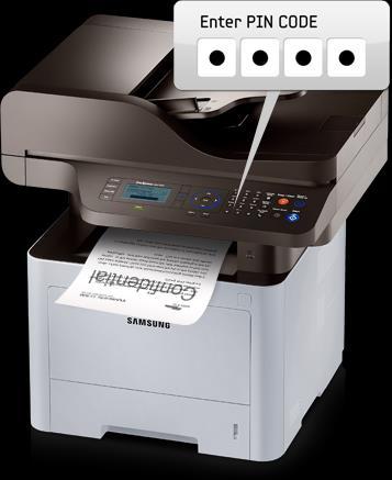 Easy Secure Printing Las características del multifuncional ProXpress