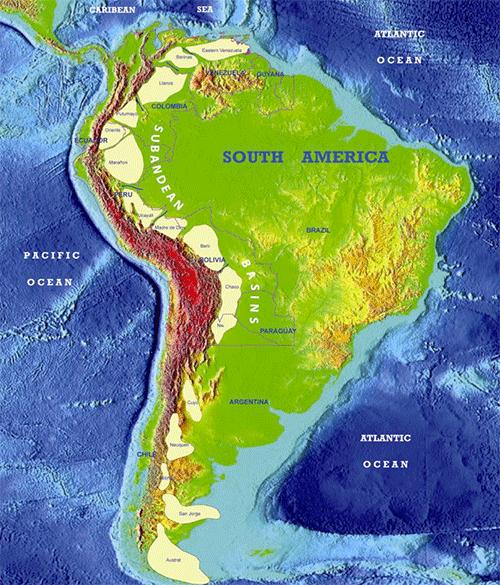 Cuencas sub andinas de América del Sur: Una historia de descubrimientos gigantes