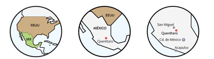 Querétaro: Centro demográfico Querétaro es vértice y brújula, cruce de caminos y centro de afinidades Superficie 11,688 km 2 Población