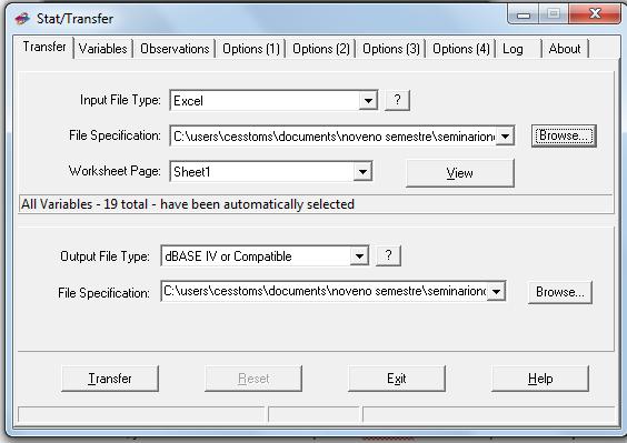 TUTORIAL PARA HACER JOIN EN ARC VIEW 3.2 1- Primero hay que contar con una base de datos en Excel, la cual se tiene que transformar a formato dbf para que pueda ser leída por el programa.
