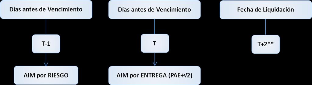 Tratamiento de la AIM por Riesgo para Posiciones E/A anticipadamente: Tratamiento de la AIM por Riesgo para