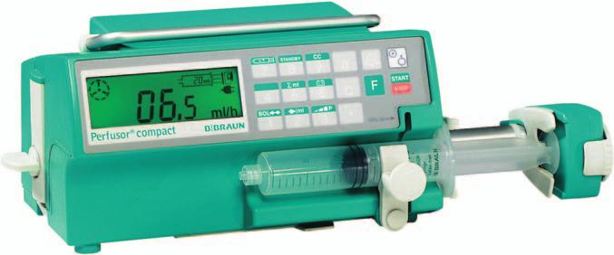 Perfusor compact Equipo de infusión con jeringa Perfusor compact aporta máxima comodidad y fiabilidad.