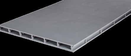 PanELTIM PANEL LiGERO 20mm 50/100 Material: PP COPO PEHD 2 HDPE Estructura interna: 50/100mm Dimensiones estándar: