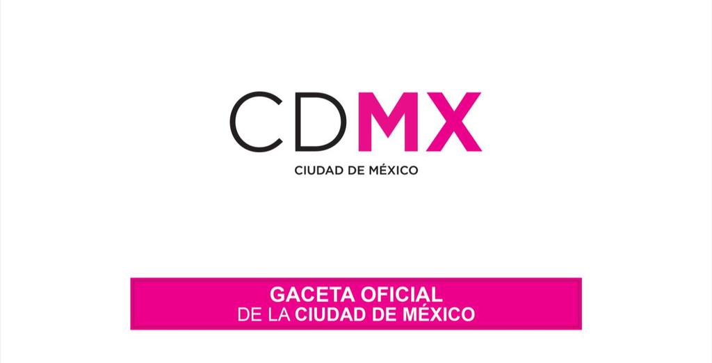 2 GACETA OFICIAL DE LA CIUDAD DE MÉXICO 29 de Enero de 2018 Viene de la Pág.