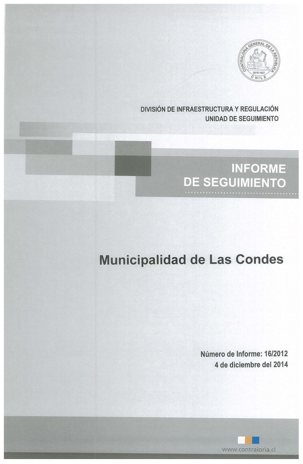 Municipalidad de Las Condes Número de Informe: