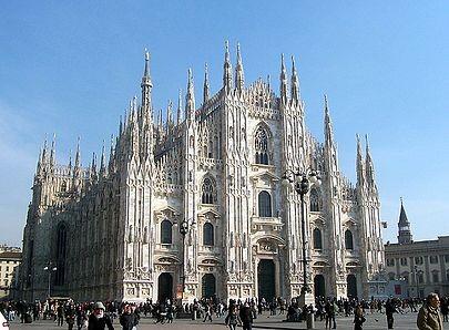 Catedral de Duomo (Milán) La Catedral de Milán, es una catedral gótica emplazada en la ciudad homónima.