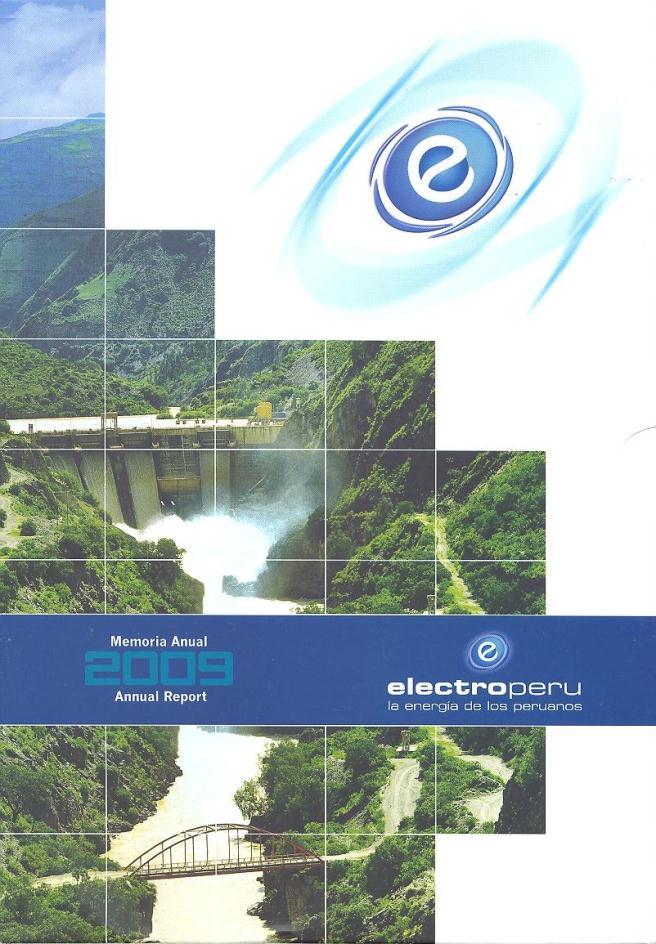 ID: 029 Autor: Empresa de Electricidad del Perú Título: Memoria anual = Annual report 2009/ [edición, Marcella Ohira Schwarz ; traducción al español, Elvira E.