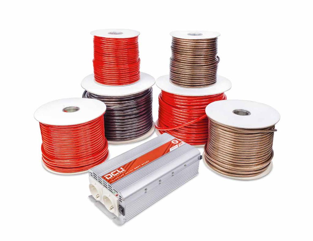 Cable DC de alta potencia para automoción Los cables DC de alta intensidad y bajo voltaje están diseñados para obtener potencia a través de baterías de coche o camión a equipos de HIFI - stereo o