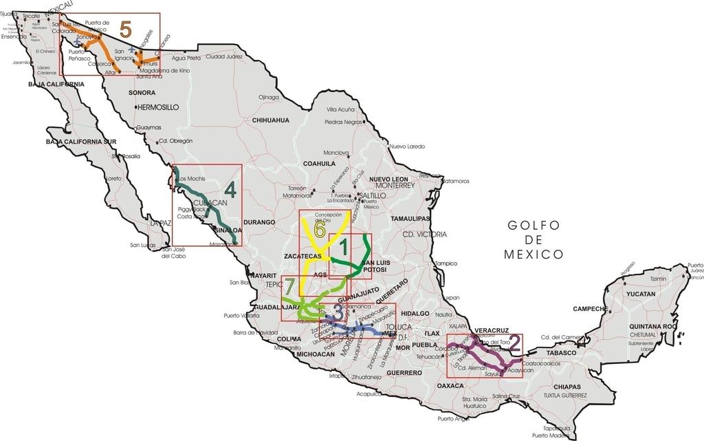 Paquetes Contratos Plurianuales de Conservación de Carreteras (CPCC) 2010-2011 Paquete Monto estimado C/IVA (mmdp) Km Status 1. San Luis Potosí * 2.03 754.5 2. Veracruz-Sur** 3.5 734.